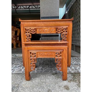 Bàn thờ cúng gia tiên gỗ gõ đỏ 127cm