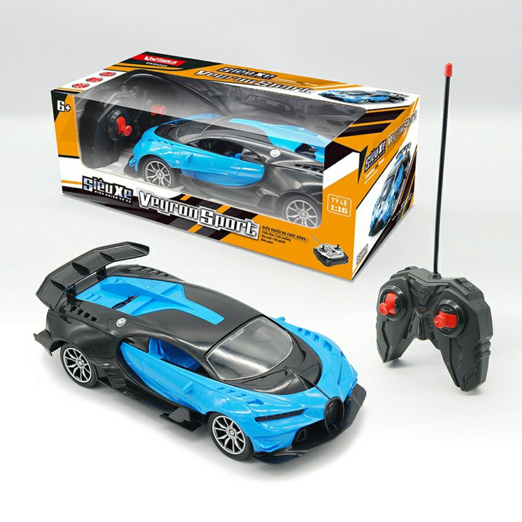 Đồ chơi ô tô điều khiển từ xa. ô tô đồ chơi, mô hình xe đua VEYRON SPORT DK81001