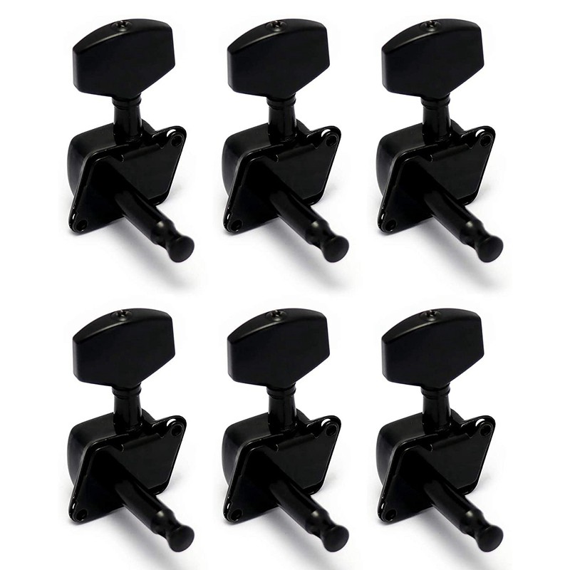 6Pcs String Tuning Pegs Machine Heads Tuners Right Hand Electric Acoustic Guitar Parts Replacement