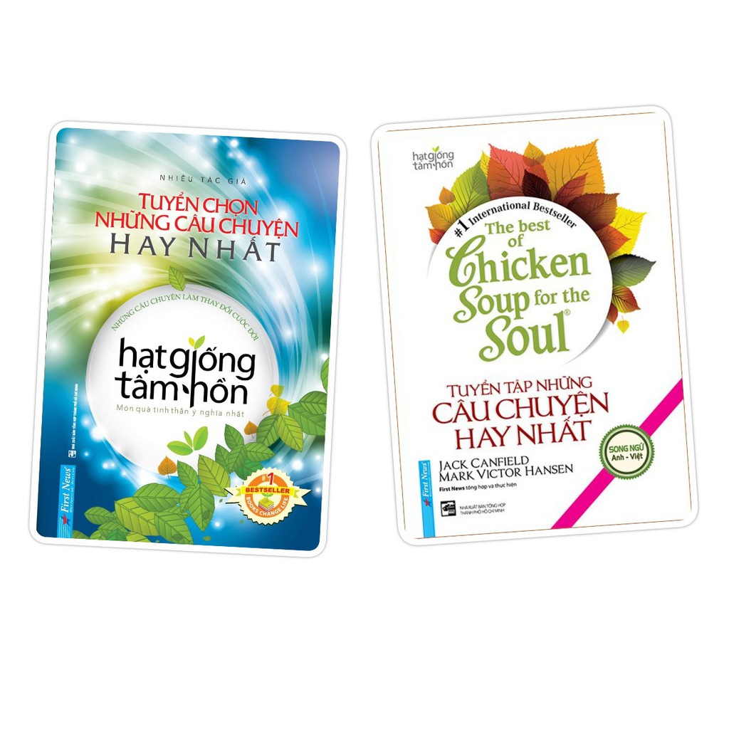 Sách - Combo Tuyển chọn những câu chuyện hay nhất HGTH 49187 (Bìa cứng) + CHICKEN SOUP 52415 (Bìa cứng) - FirstNews Tặng
