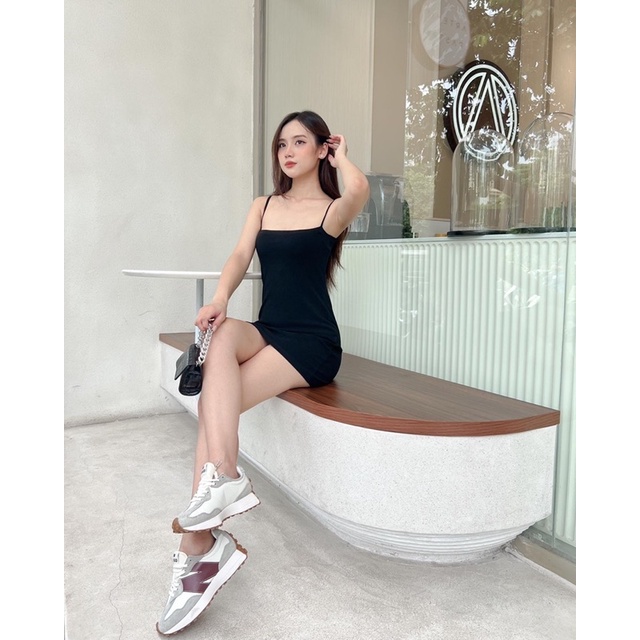 Váy 2 dây thun cotton body