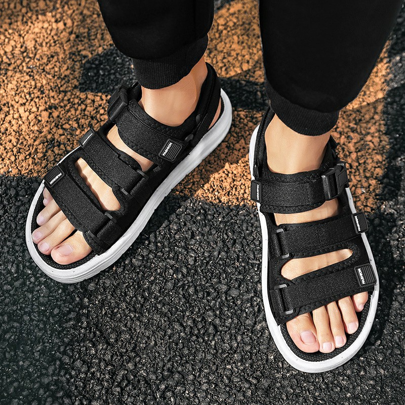 Dép Sandal Nam Nữ, Sandal Học Sinh Quai Ngang Trẻ Trung Theo Phong cách Hàn Quốc dp23