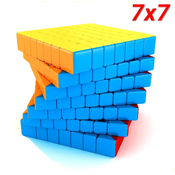 Rubik 2x2, 3x3, 4x4, 5x5, 6x6, 7x7 - Rubik nhựa ABS Cao Cấp không phai màu xoay trơn