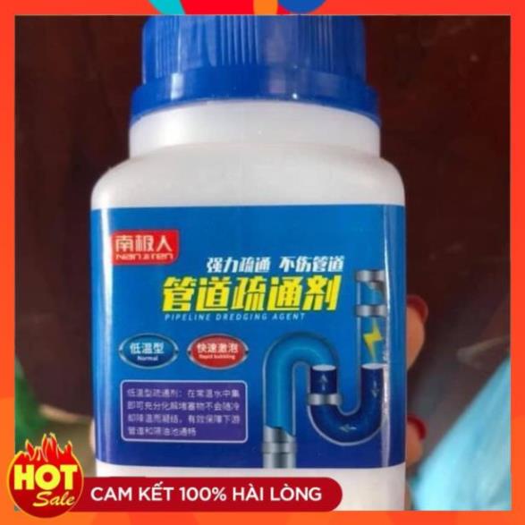 Bột thông tắc cống, đường ống, bồn cầu,chậu rửa mặt..xử lý triệt để cặn bã, chất thải hữu cơ