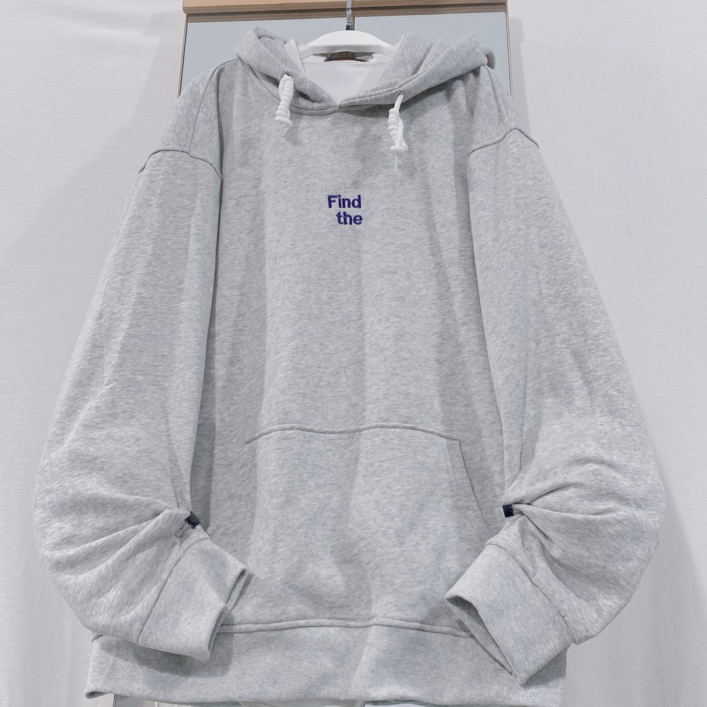 Áo khoác nam nữ - Áo Hoodie YAYSHOP Chất nỉ bông mềm dáng rộng mịn thêu chữ FIND THE | BigBuy360 - bigbuy360.vn