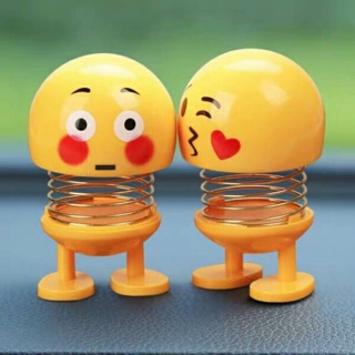 [Mua 5 tặng 1]Thú nhún emoij lò xo cực cute mang đến sự may mắn, trang trí lạ mắt [Hàng Có Sẵn]