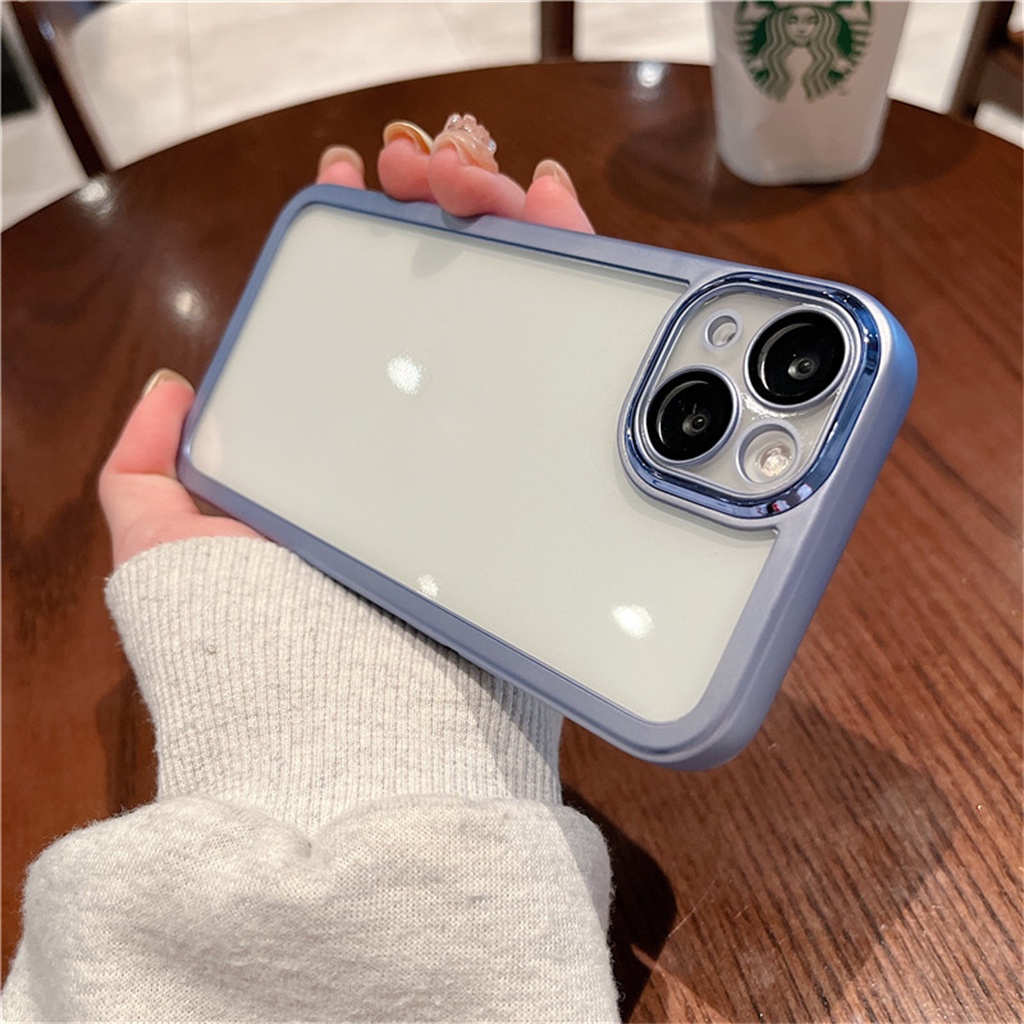 Ốp Điện Thoại Nhám Sang Trọng Có Tấm Bảo Vệ Camera Cho iPhone 11 13 12 Pro max X XR XS max 7 8 Plus SE 2020 2022
