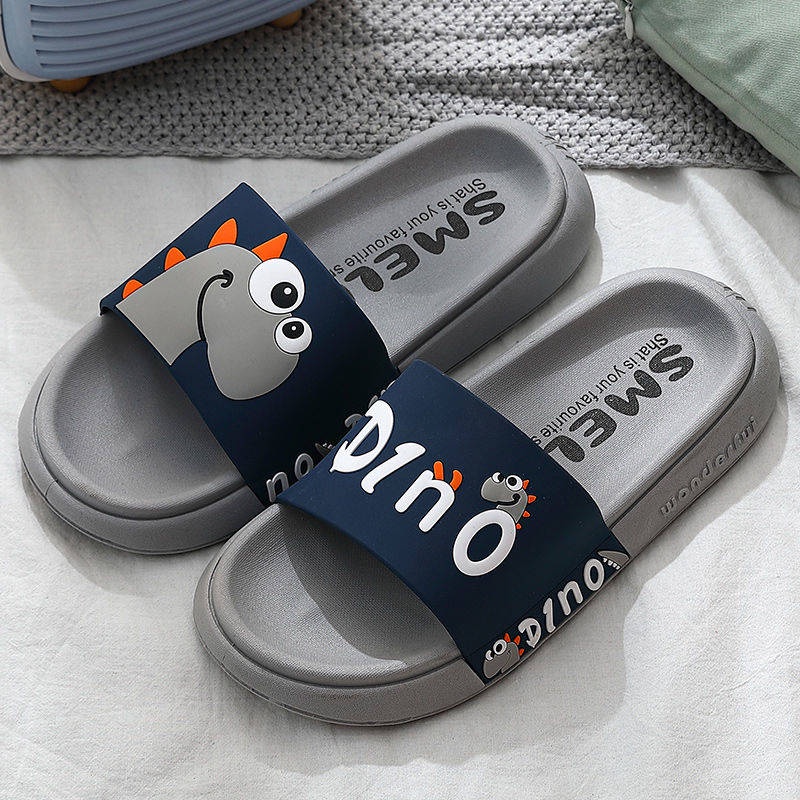 Dép mềm Dép Lê Đế Dày Size Lớn In Họa Tiết Hoạt Hình Thời Trang Mùa Hè Cho Nam