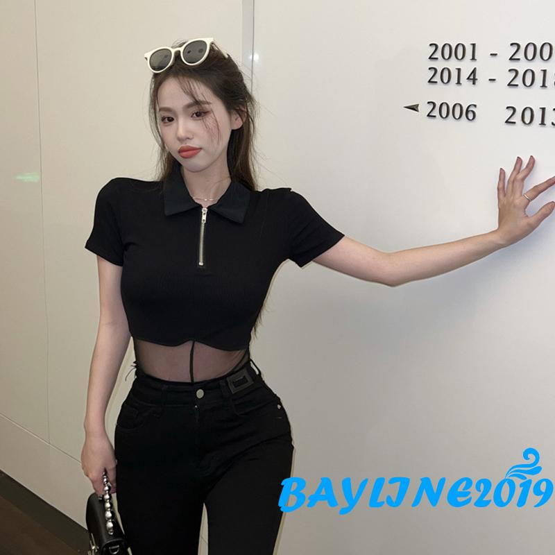 Áo Liền Quần Màu Đen Có Dây Kéo Quyến Rũ Dành Cho Nữ | BigBuy360 - bigbuy360.vn