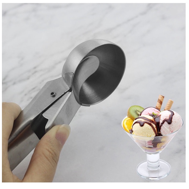 [GIÁ SỈ] Dụng cụ xúc viên kem bằng kim loại( dạng thìa)