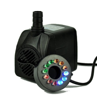 Máy bơm mini 12 đèn - máy bơm chìm - dùng cho thác nước phong thủy, bể cá