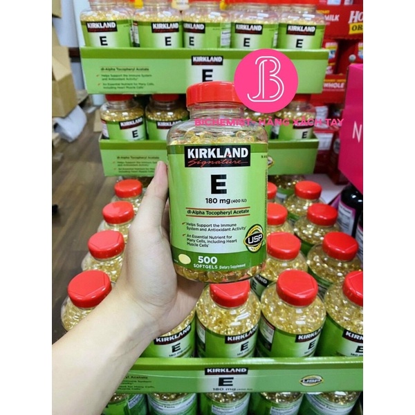 Vitamin E Kirkland 400IU Của Mỹ 500 viên