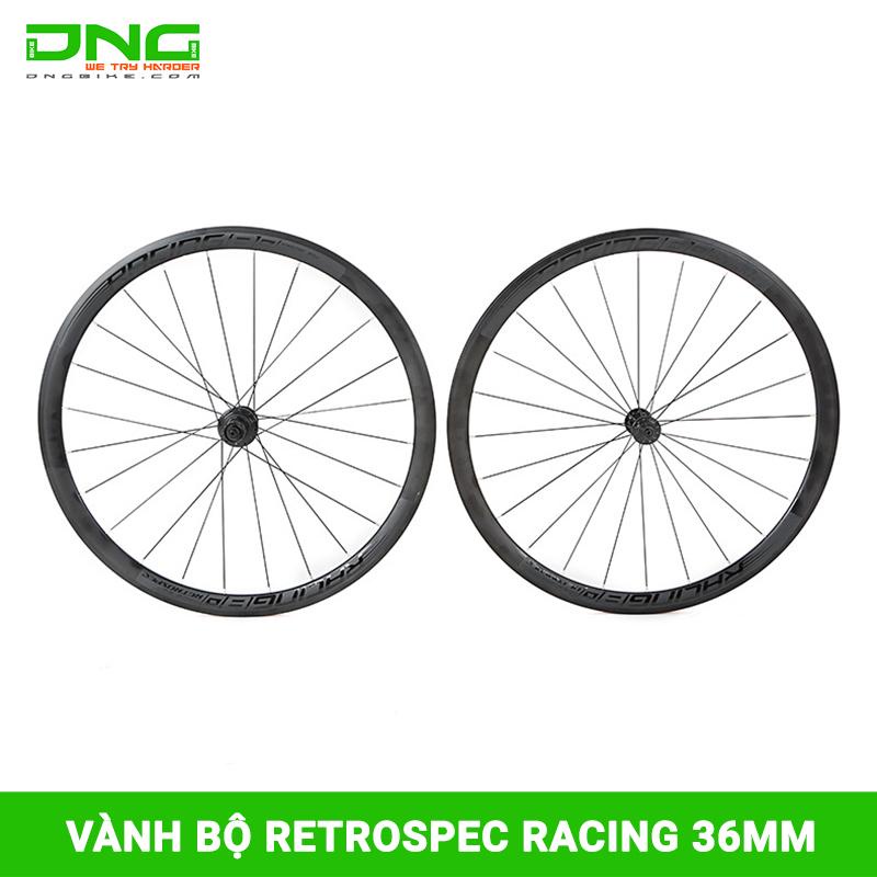 Vành bộ xe đạp đua RETROSPEC RACING 36mm hub nhôm tăm móc