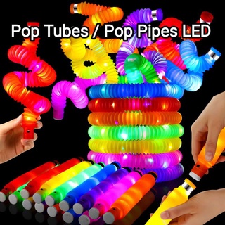 Image of Mainan Anak Pop Pipes / Pop Tubes Lampu LED