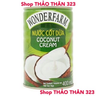 NƯỚC CỐT DỪA ĐÓNG LON WONDERFARM 400ml