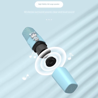 Micro Bluetooth Không Dây Mini K9 Màu Hồng Cho Bé