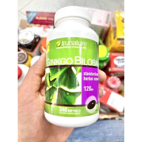 Viên Uống Bổ Não Trunature Ginkgo Biloba 120mg 340 Viên