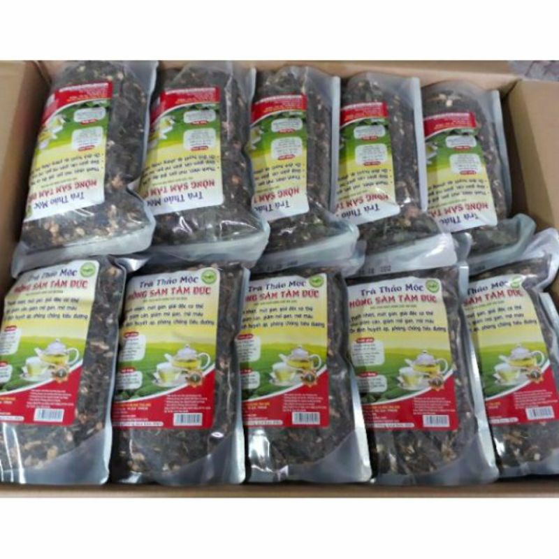 TRÀ THẢO MỘC HỒNG SÂM TÂM ĐỨC