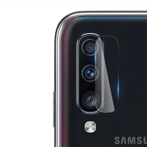 Bộ Combo Samsung A70 gồm 1 cường lực dẻo, 2 decal vân carbon mặt sau và 2 miếng dán camera