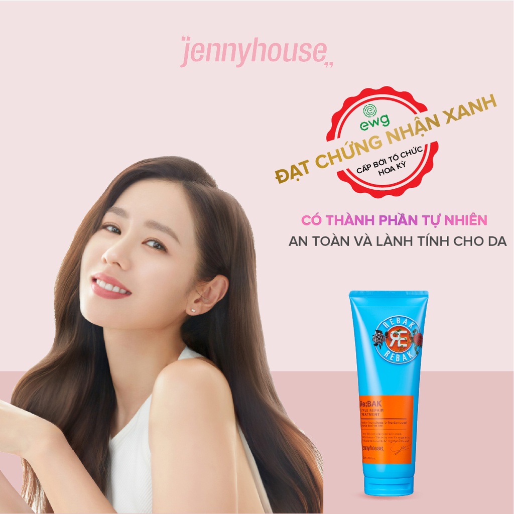 [Mã BMINC50 giảm 10% đơn 99K] Dầu Xả JENNY HOUSE Healthy Re:Bak Style Repair 100ml/230ml Dưỡng Tóc Khô Xơ Rối