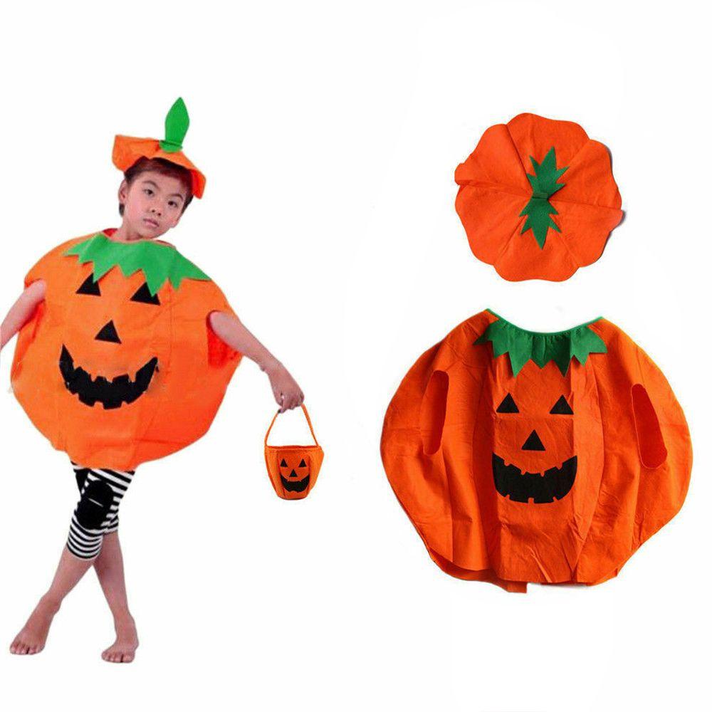 Đầm Hóa Trang Halloween Hình Bí Ngô Cho Bé Gái