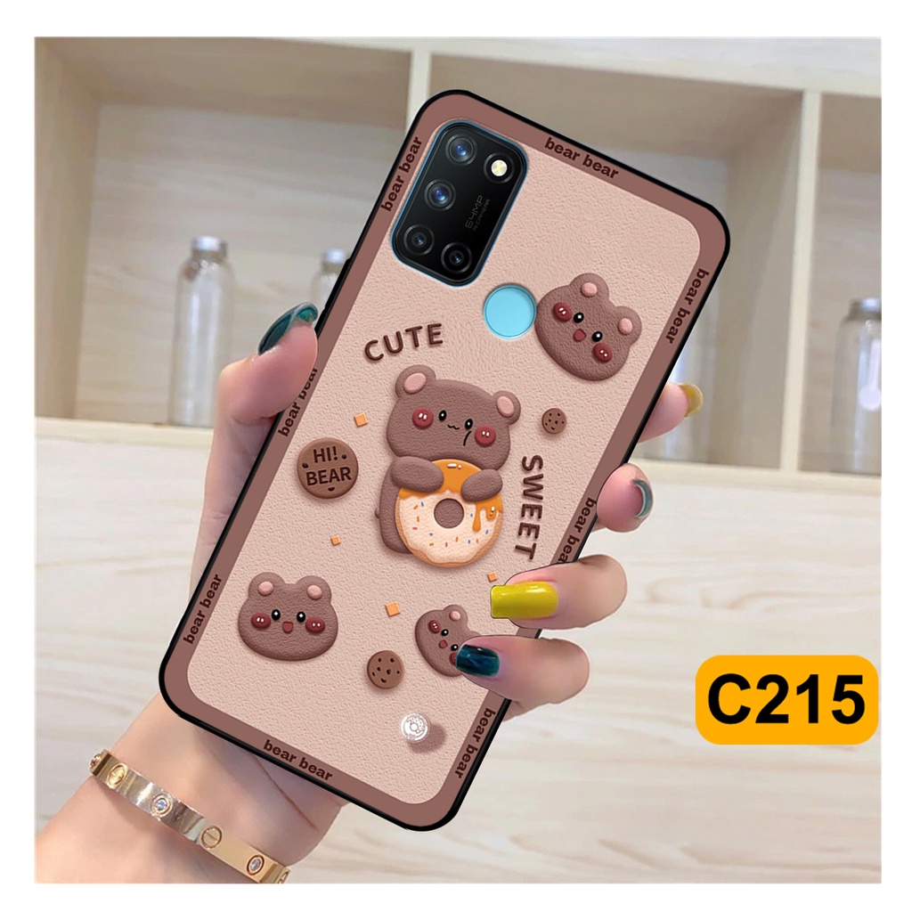 Ốp lưng Realme C17 - Realme 7i in hình gấu bear dễ thương, bền đẹp