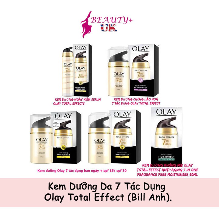 Kem Dưỡng Da 7 Tác Dụng Olay Total Effect (Bill Anh)