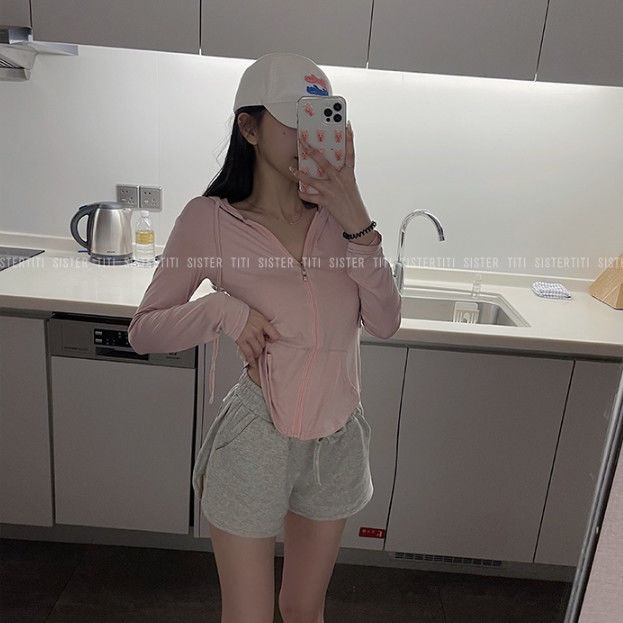 Áo khoác Cardigan có mũ chống nắng thời trang cho nữ