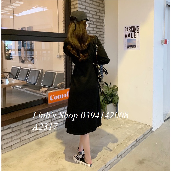 Váy Bầu Đầm Bầu NỈ A2317
