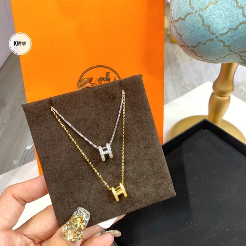 Dây cổ Chữ H ti tan bản vip không han dỉ
