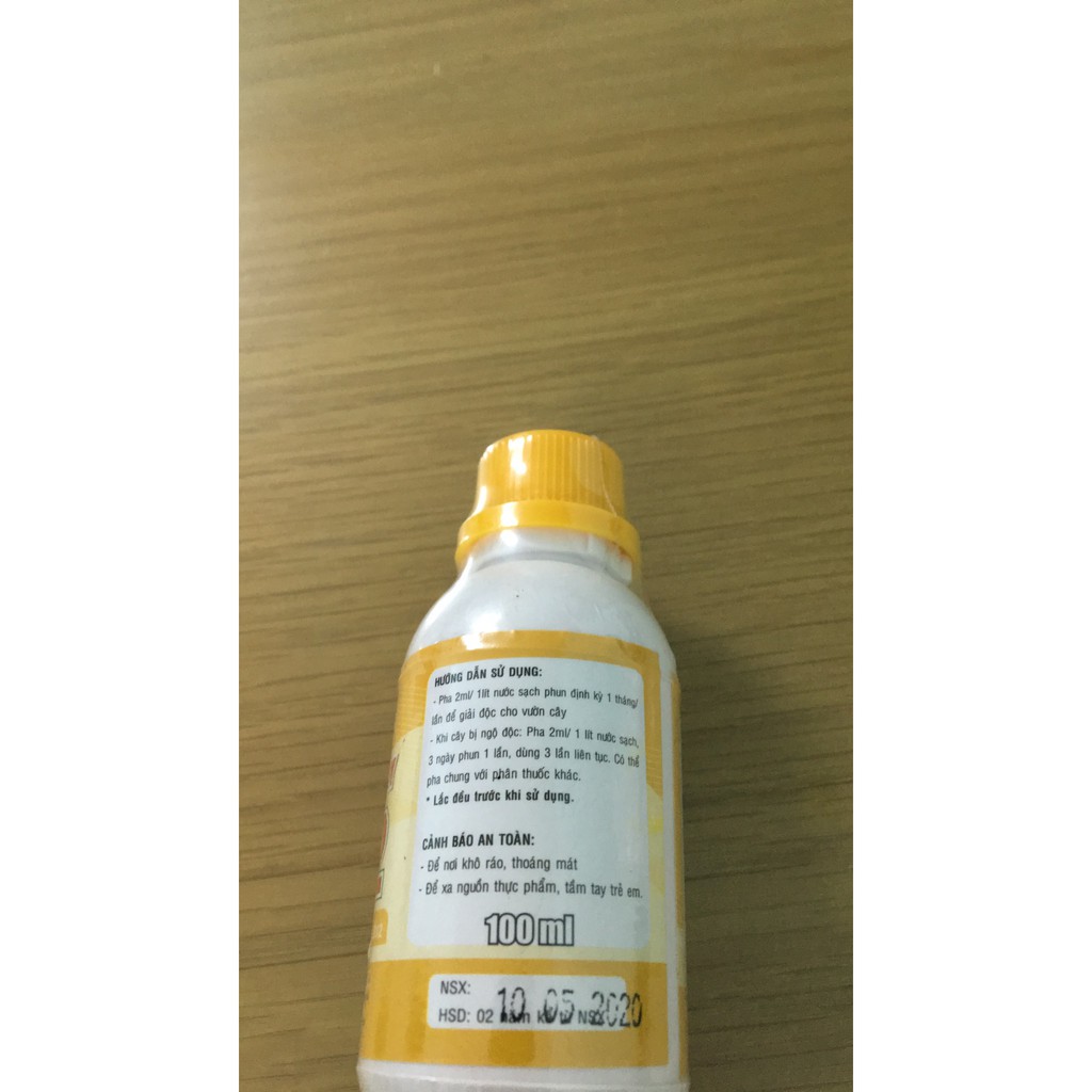 Chế phẩm vitamin b12 ĐG Giải độc cho cây và hoa lan lọ 100ml