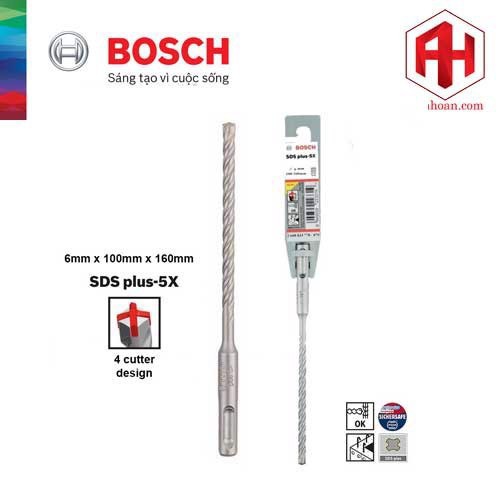 MŨI KHOAN BÊ TÔNG BOSCH SDS PLUS 5X50X110MM 2608833771