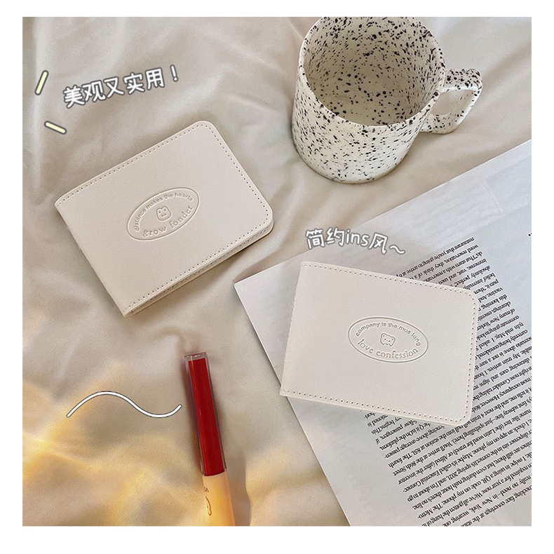 Ốp Điện Thoại Da Đa Năng Họa Tiết Gấu Hoạt Hình Dễ Thương Cho Nữ