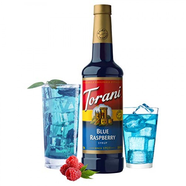 Siro Torani mâm xôi xanh (Blue Rasberry) chai 750ML. Hàng công ty có sẵn giao hàng ngay