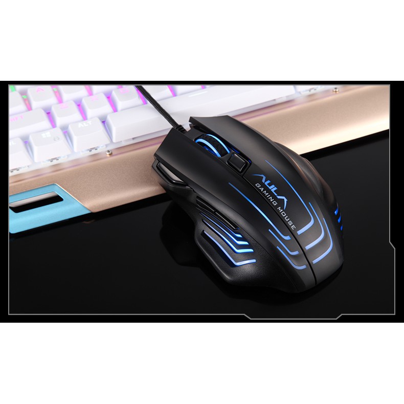 Chuột cân bằng AULA S18 7 phím 6 DPI cao cấp cho game thủ