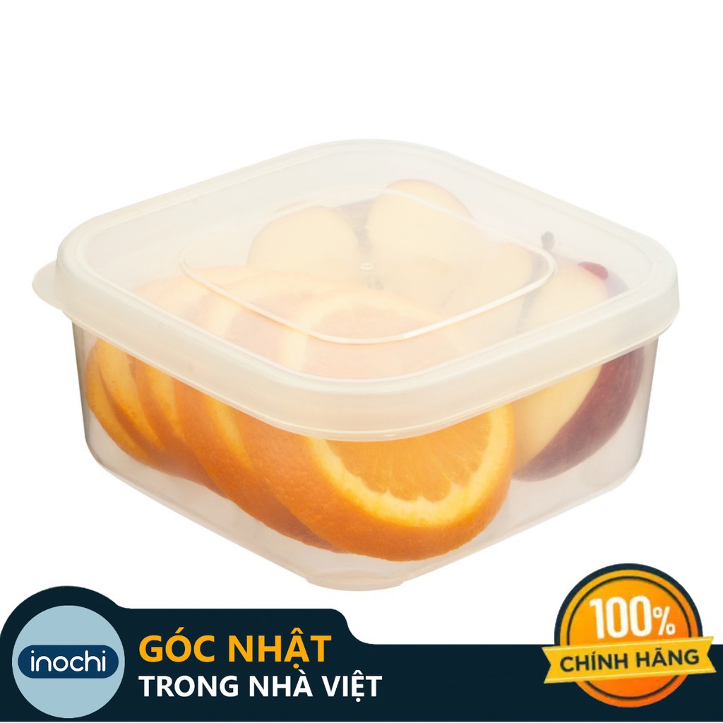 Hộp Nhựa Đựng Thực Phẩm, Thức Ăn Hokkaido Vuông - Nhựa Cao Cấp Trong Suốt Bền Kín Chịu Nhiệt Cao Tiêu Chuẩn Nhật Bản