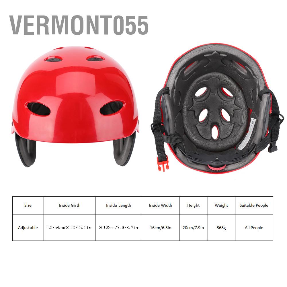 Hàng Hot Thể thao ngoài trời Mũ bảo hiểm an toàn có thể điều chỉnh Núi đá Trượt băng Mũ bảo hiểm bảo vệ đầu Hàng giao ngayVermont055