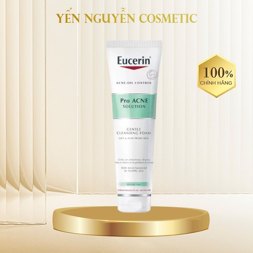 Sữa Rửa Mặt Eucerin Pro Acne Solution Gentle Cleansing Foam 150g