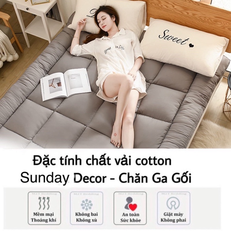 [ YÊU THÍCH ] Nệm Topper tấm làm mềm đệm phong cách khánh sạn Sunday bedding ,Nệm xu hướng 2020