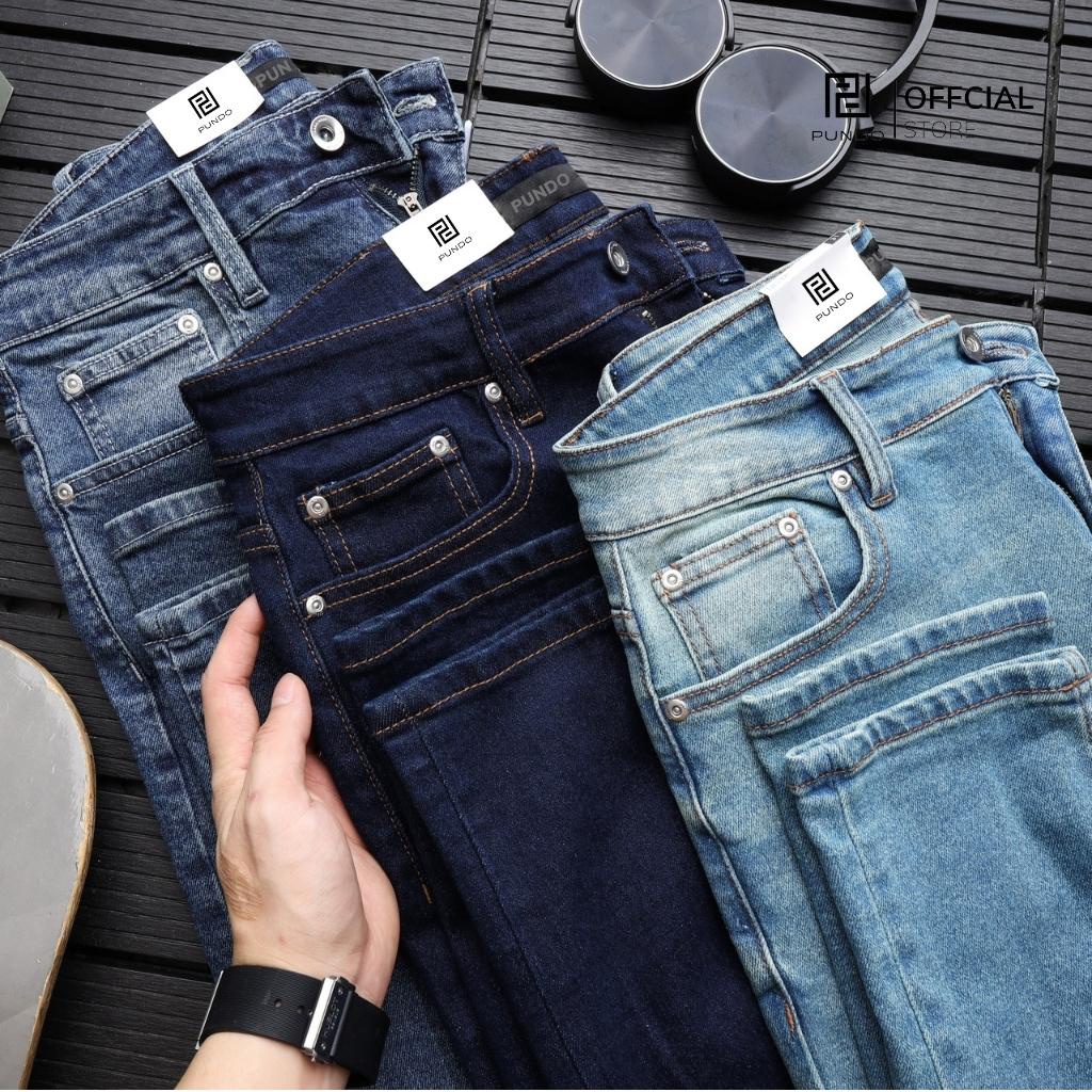 Quần jean dài nam , màu basic , chất cotton jean cao cấp , dễ phối PUNDO QJPD02