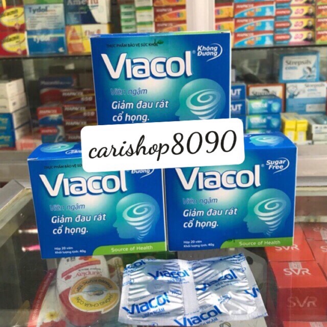 kẹo ngậm viacol