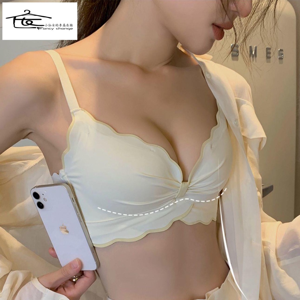 Giảm Giá Đặc Biệt Bán Chạy ~ Bộ Áo Ngực Nhỏ Không Gọng Thép Hỗ Trợ Nâng Ngực Chống Lộ Cúp Vừa Mỏng Có Thể Điều Chỉnh