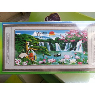 Tranh đính đá phong cảnh H788