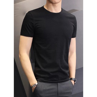 Áo phông nam không cổ dáng ôm body cực chuẩn
