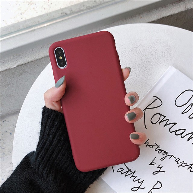 Case iPhone 11 Pro Max X Xs Max XR iPhone 7 Plus 8 Plus iPhone 6 Plus 6S Plus SE 2020 Casing Candy Color Soft TPU Phone Case Cover | BigBuy360 - bigbuy360.vn