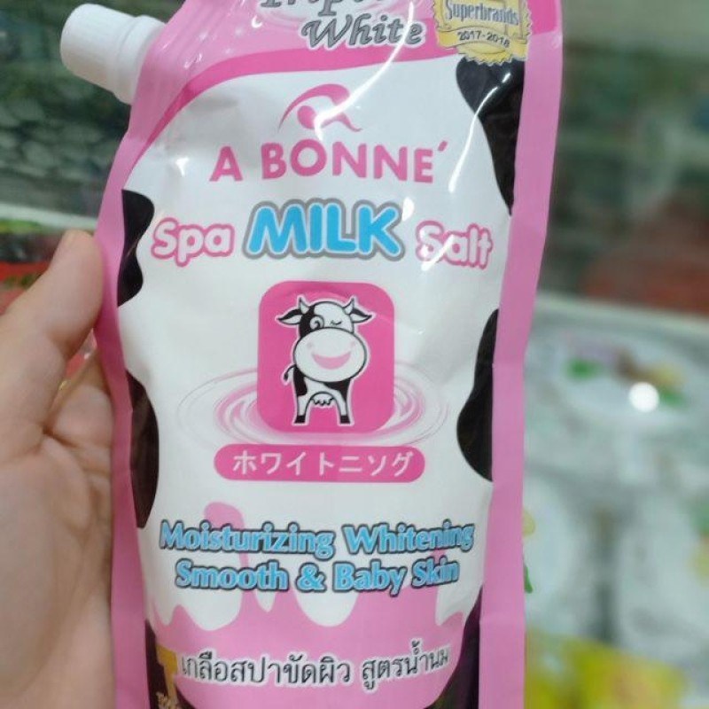 muối tắm tẩy tế bào chết A bonne spa milk salt 350g