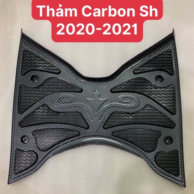 Thảm Để Chân Sh 2020 - 2022  Carbon Cao Cấp &lt; tặng kèm ốc bắt &gt;