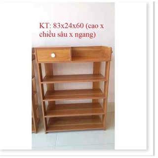 KỆ ĐỂ GIÀY DÉP 5 TẦNG [KỆ GỖ]