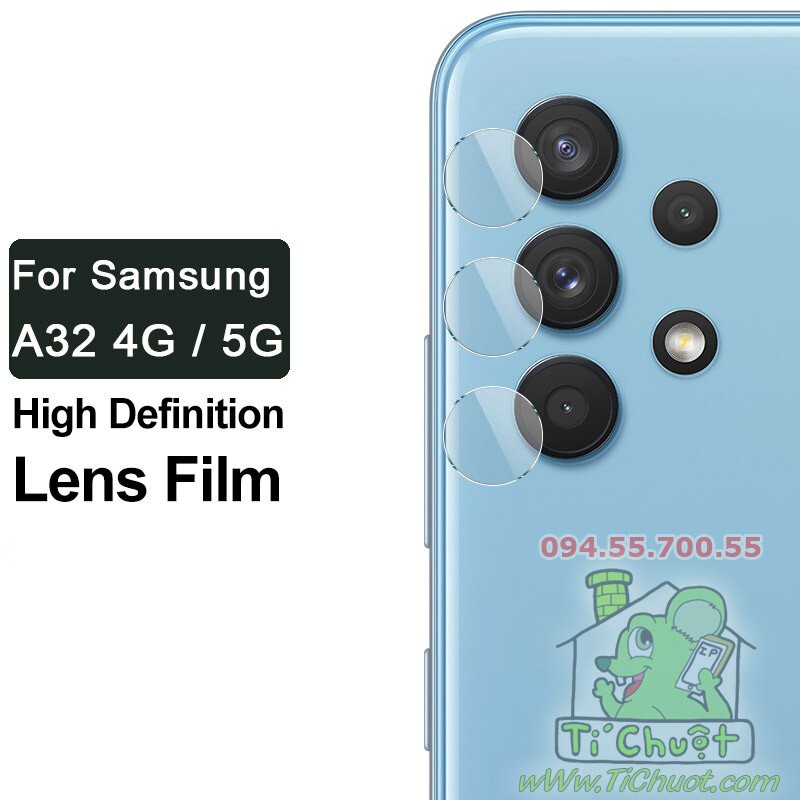 [Ảnh Thật] Kính CL chống trầy Camera Samsung A32 Cường Lực