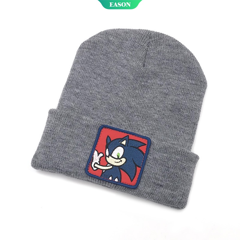 Nón Len Thêu Hình Nhím Sonic Phong Cách Âu Mỹ Đáng Yêu